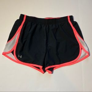 Under Armour Black Coral Athletic Gym Shorts Size S Small